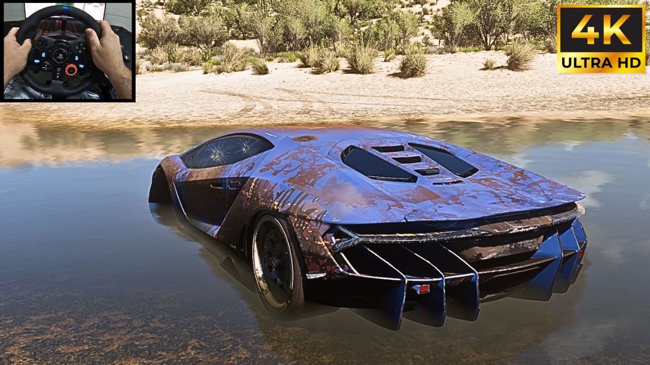 Rebuilding LAMBORGHINI CENTENARIO - Forza Horizon 5 | Logitech G29 gameplay