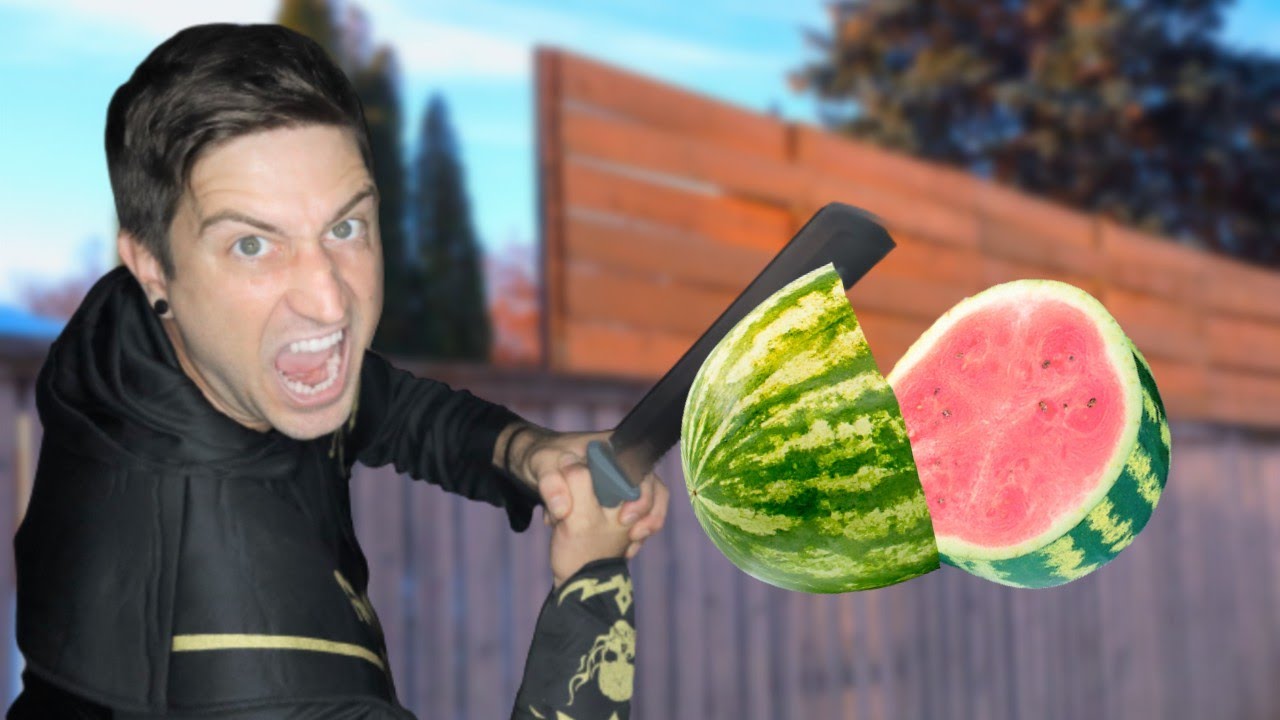 Fruit Ninja Real Life (Satisfying)