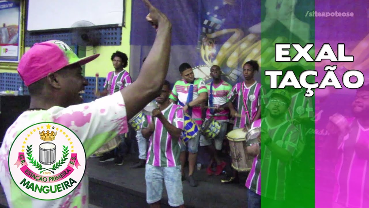Bateria Mangueira 2018 - Samba exaltação - Festa da Pura Cadência