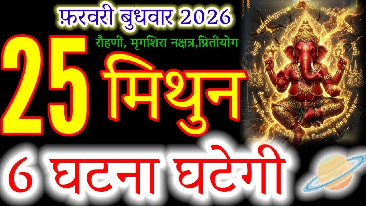 Gemini Feb 25: Your Ruling Planet is Moving! 6 SHOCKING Events Today! 💎♊#मिथुनराशि#mithunrashi#Rashi