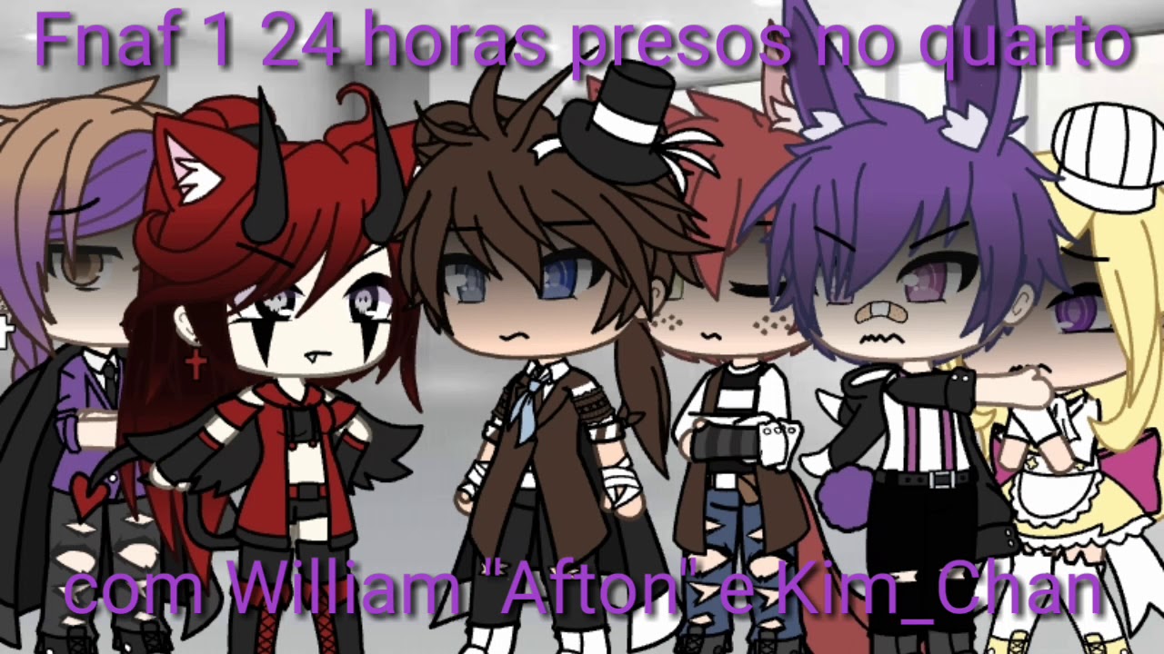 Fnaf 1 24 horas presos no quarto com William 