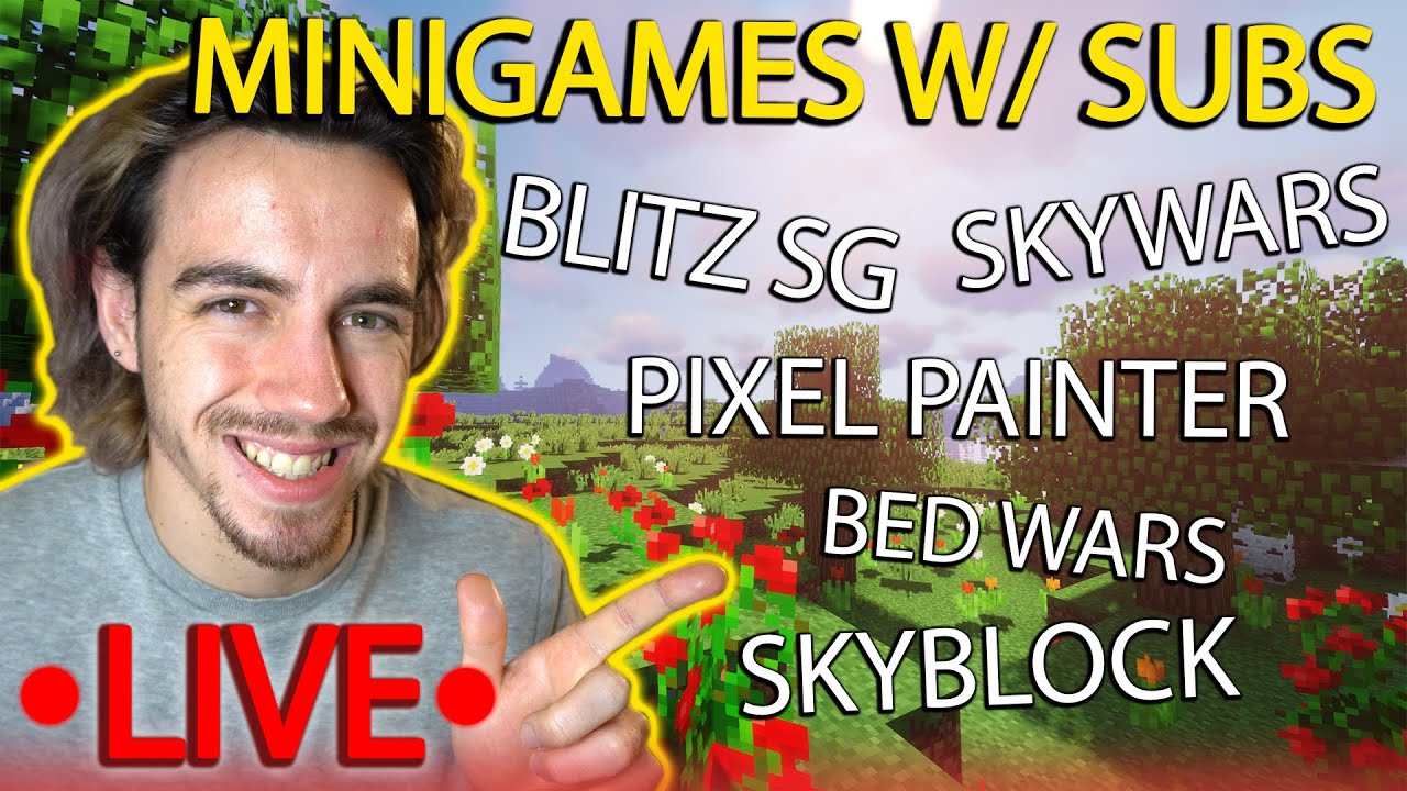 🔴 Hypixel Minigames w/ Subscribers! 🔴