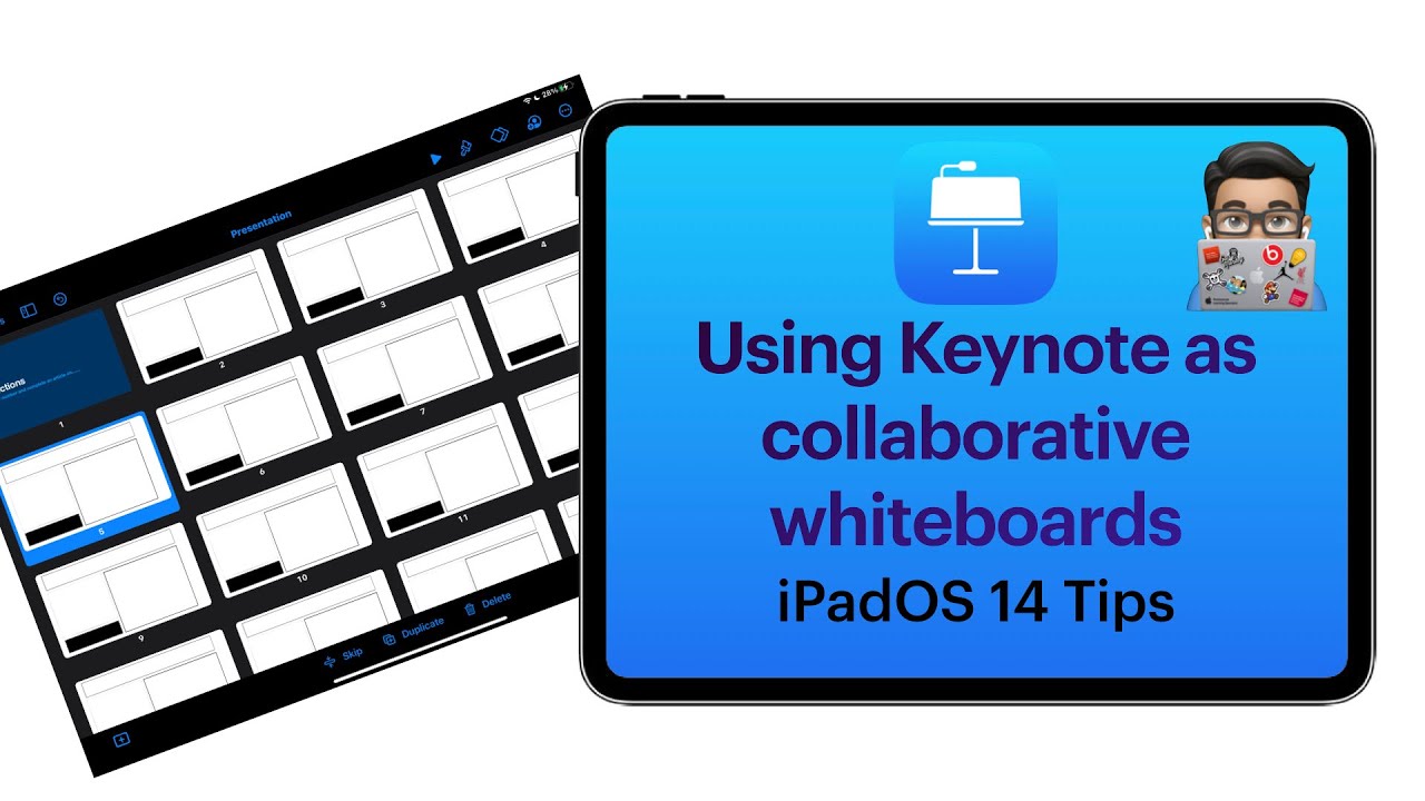 Keynote tips: Using Keynote as collaborative whiteboards (iPadOS 14)
