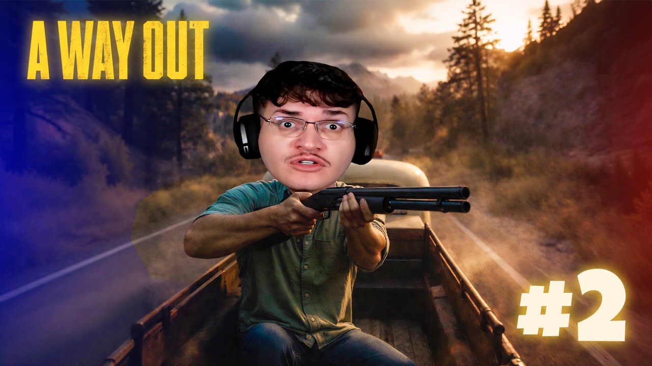 CAIOX E CROCO DERAM FUGA NA POLICIA!!! | A Way Out | Parte 2