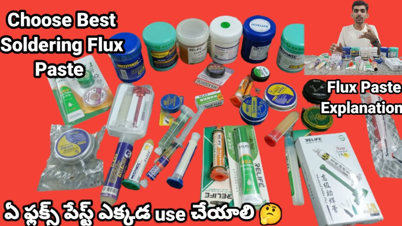 Soldering Flux Paste Original Best Model Telugu || Which Soldering Flux Paste Used #Mkmobiletech