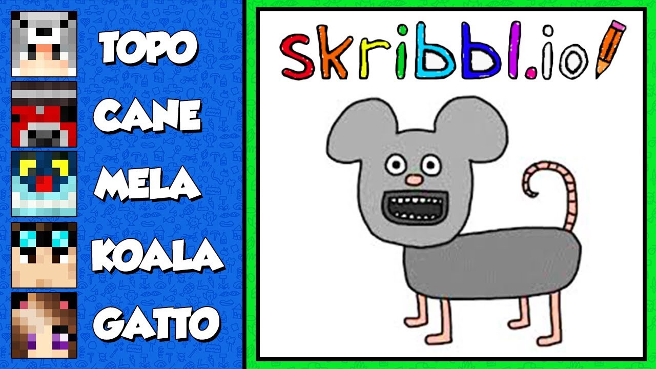 PORTO I MIEI AMICI A DISEGNARE SU SKRIBBL.IO!!!