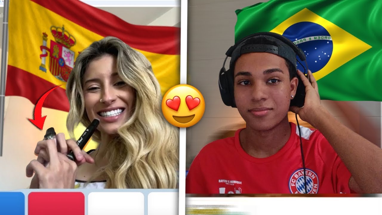 ESPANHOLA gostou do BRASILEIRO que fala espanhol