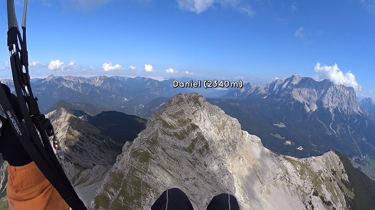 Gleitschirmfliegen am Grubigstein (Teil2)