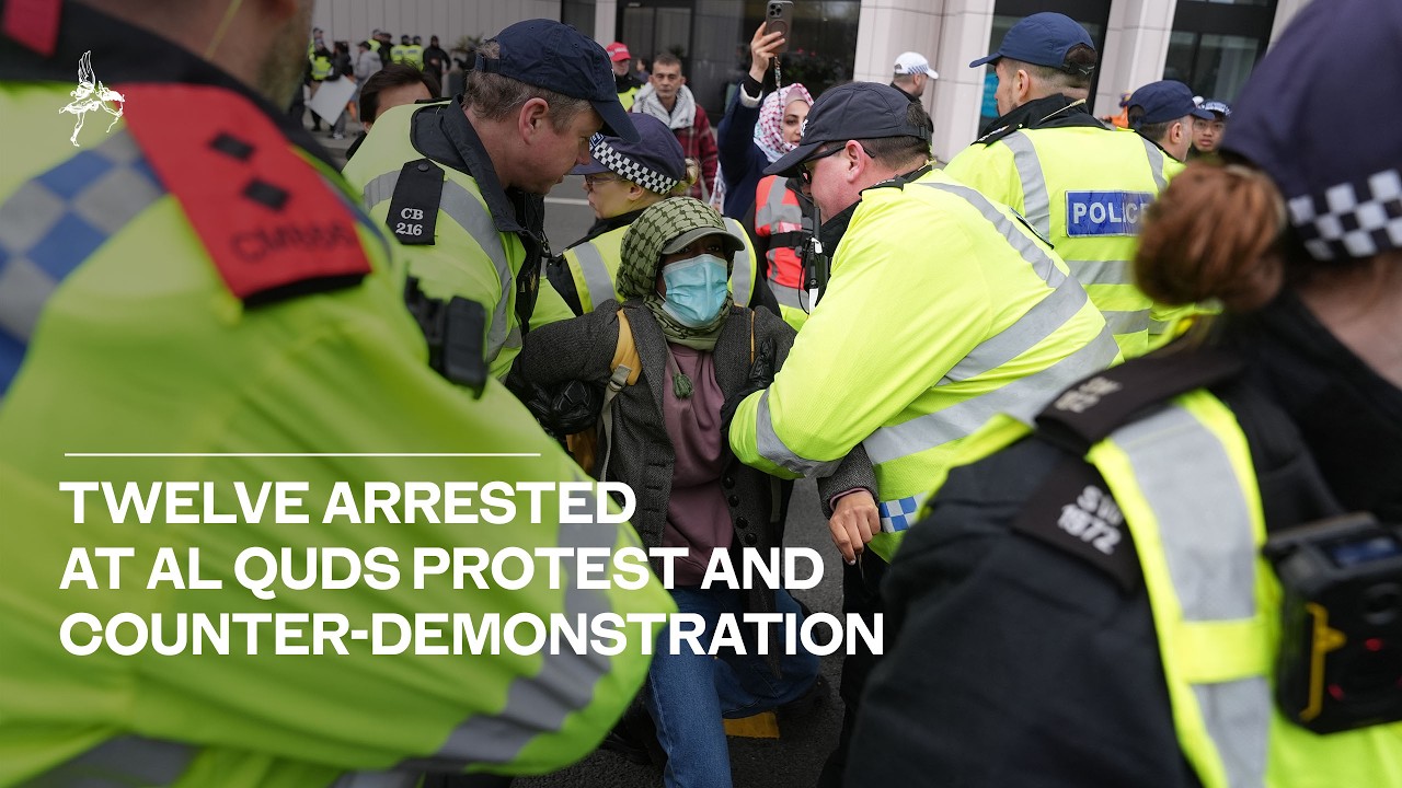 Twelve arrests made amid Al Quds Day demonstration and counter protest