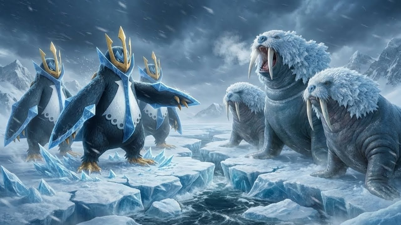 Adorable Piplup 🐧 – The Journey to Becoming Empoleon, the Arctic’s Guardian Warrior ❄️👑
