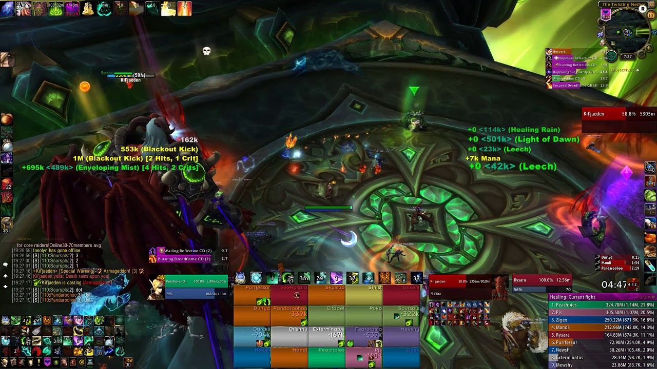 Mythic Kil'jaeden Mistweaver PoV