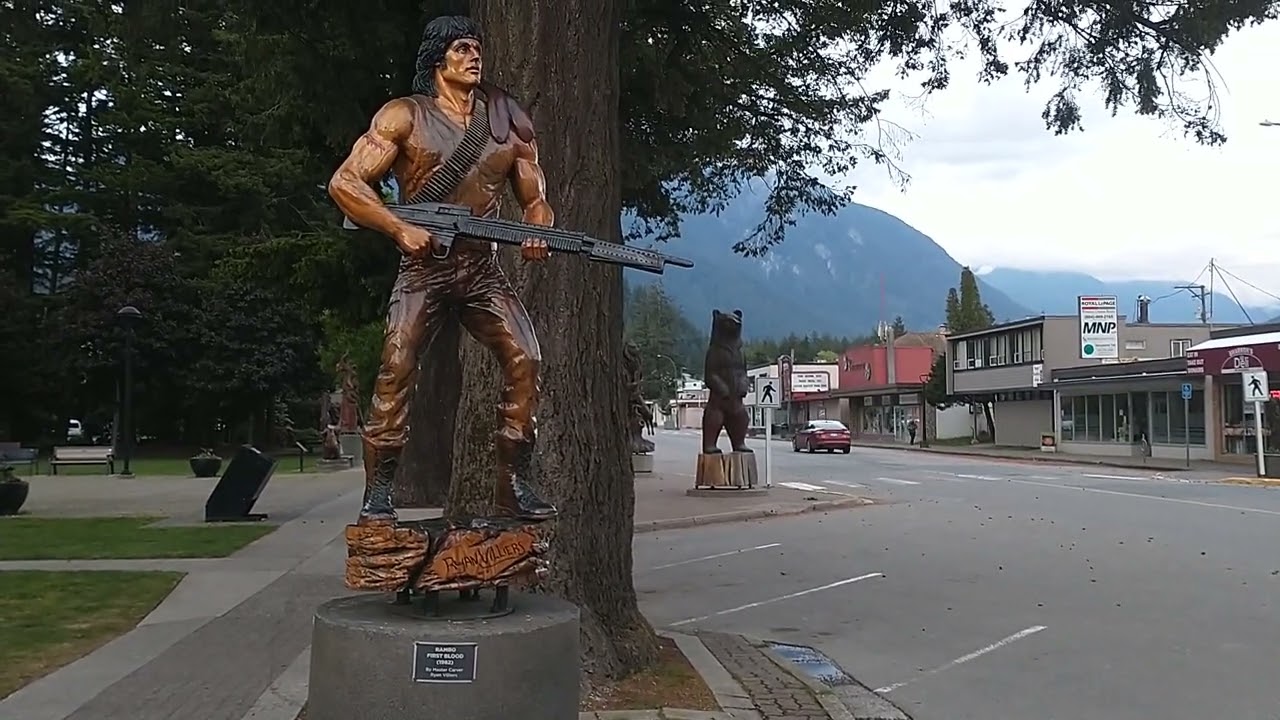 Hope BC, The Town Of The Movie, Rambo First Blood. May 22, 24