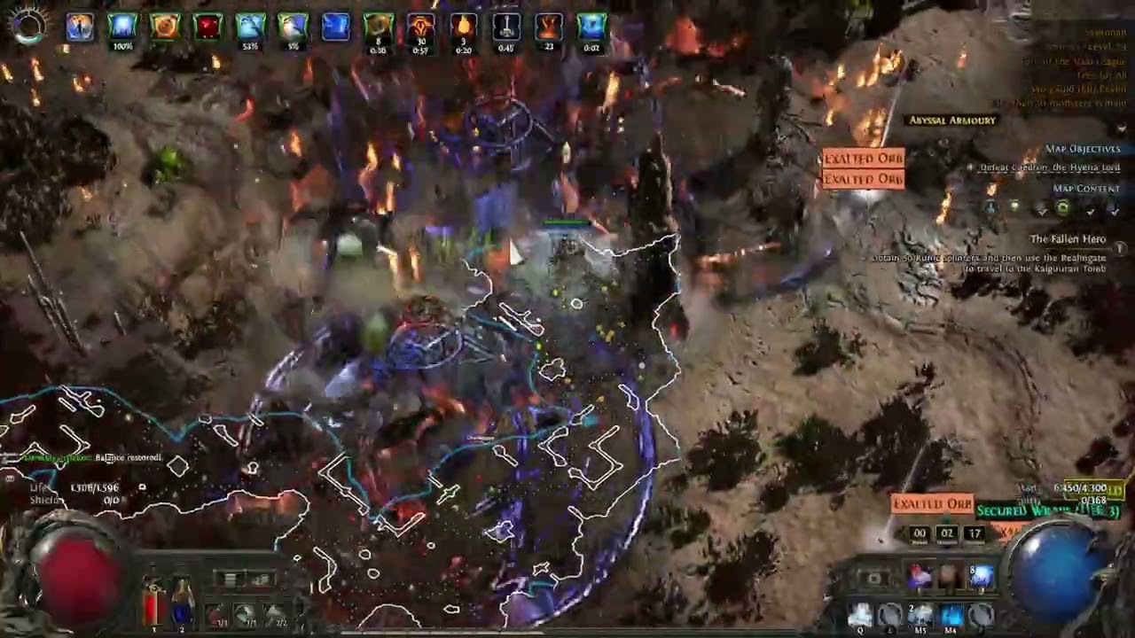 Oracle Coc on Curse comet Abyss Juiced t15 Showcase