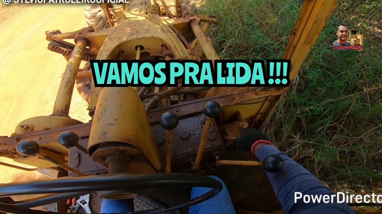 120B / VAMOS PRA LIDA / Motoniveladora caterpillar grader niveleuse patrola operador Patroleiro 