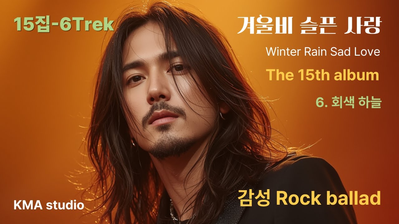 Korean rock ballad,15집[6. 회색 하늘]by boy of the wind #K-pop music #밤에듣는노래#이별노래#감성락발라드 #비오는날노래