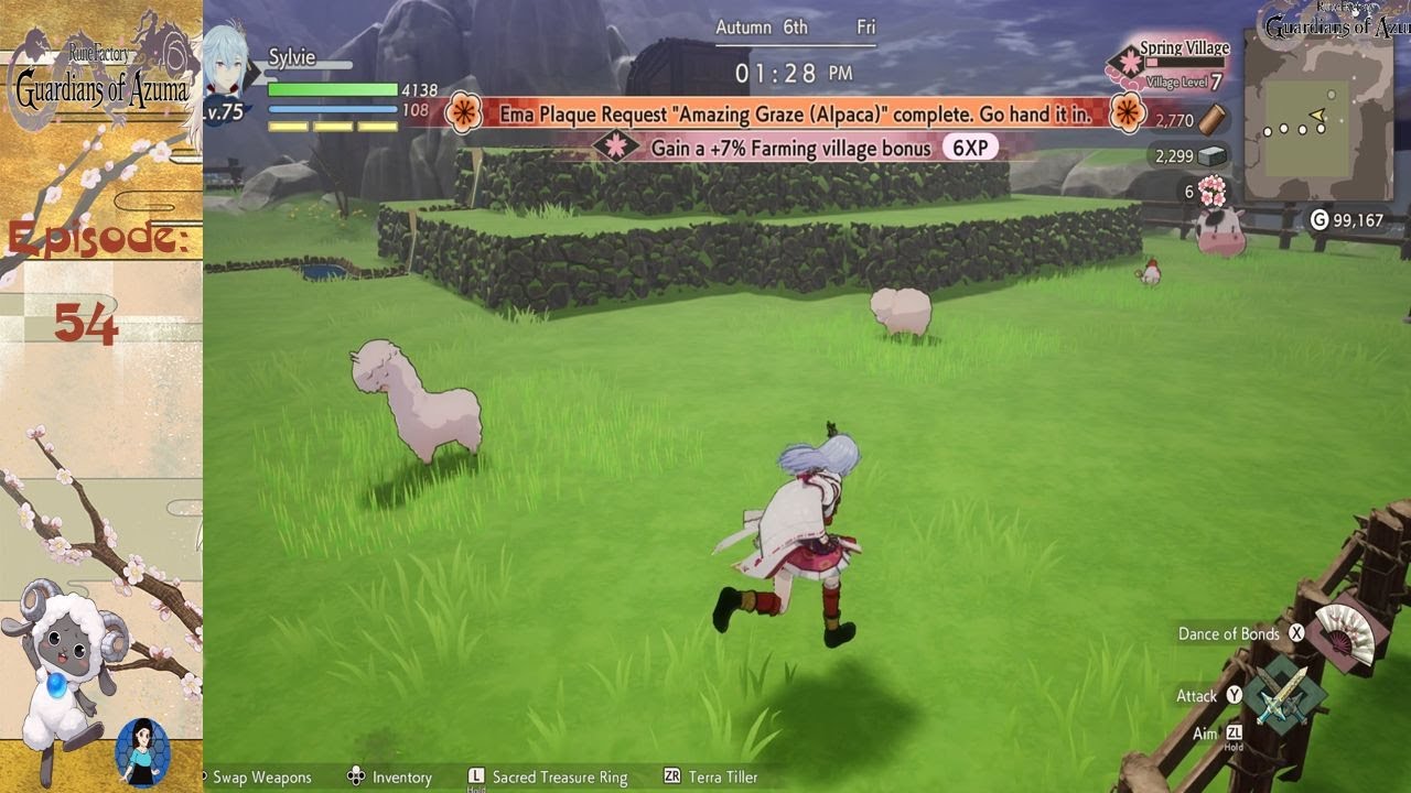 Давайте поиграем в Rune Factory: Guardians of Azuma! Эпизод 54 — Насекомые, снаряжение и исследов...