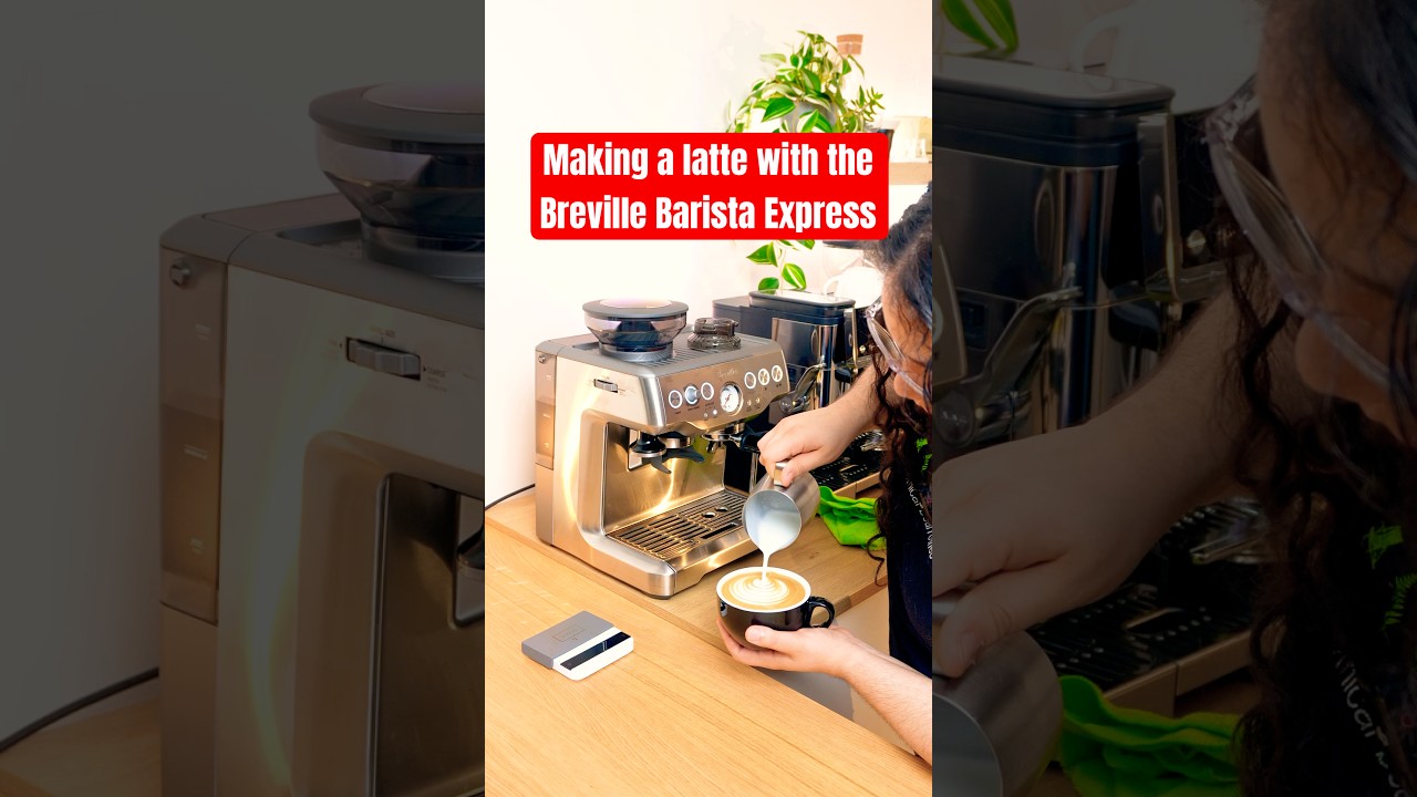 How long it takes to make a latte with the Breville Barista Express