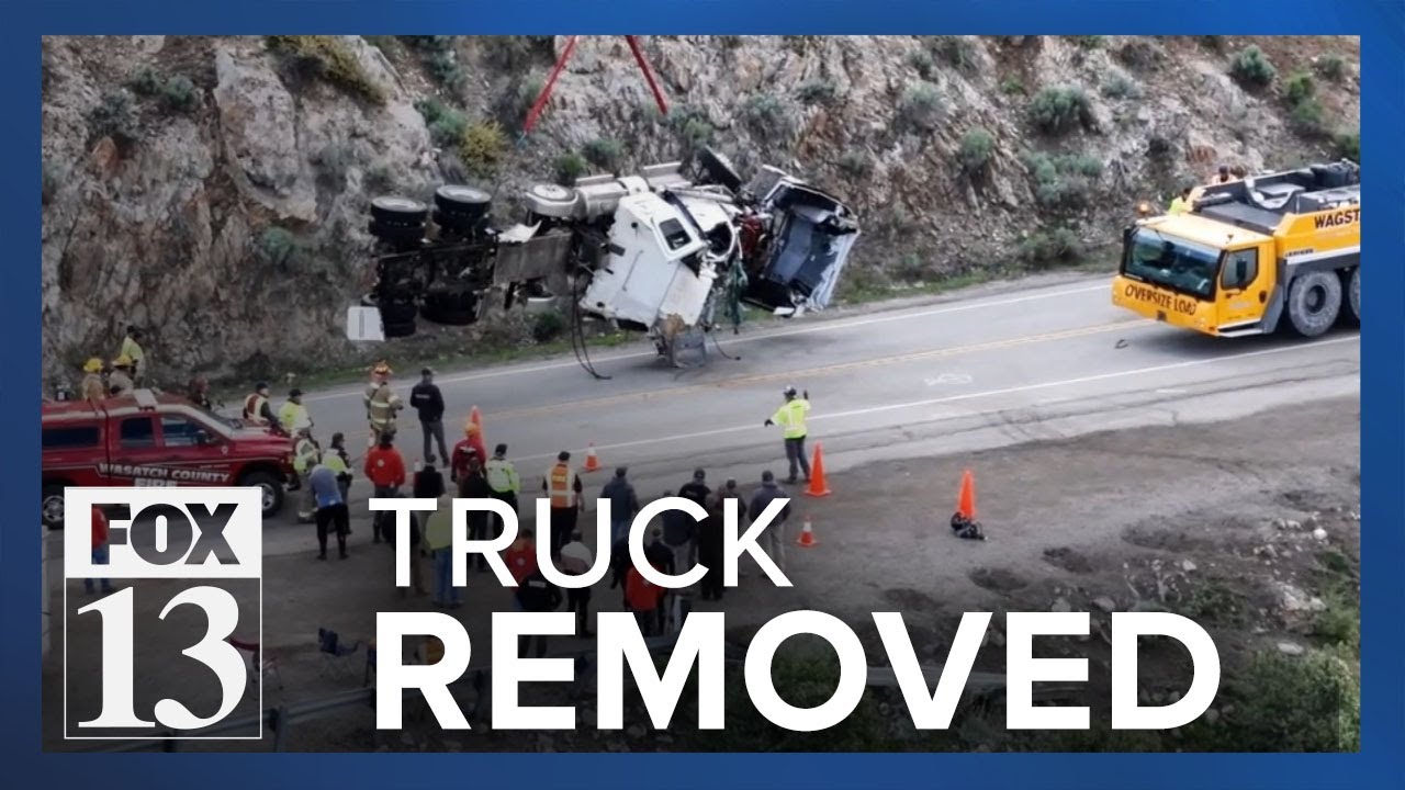 Driver found dead as semi lifted out of Deer Creek Reservoir