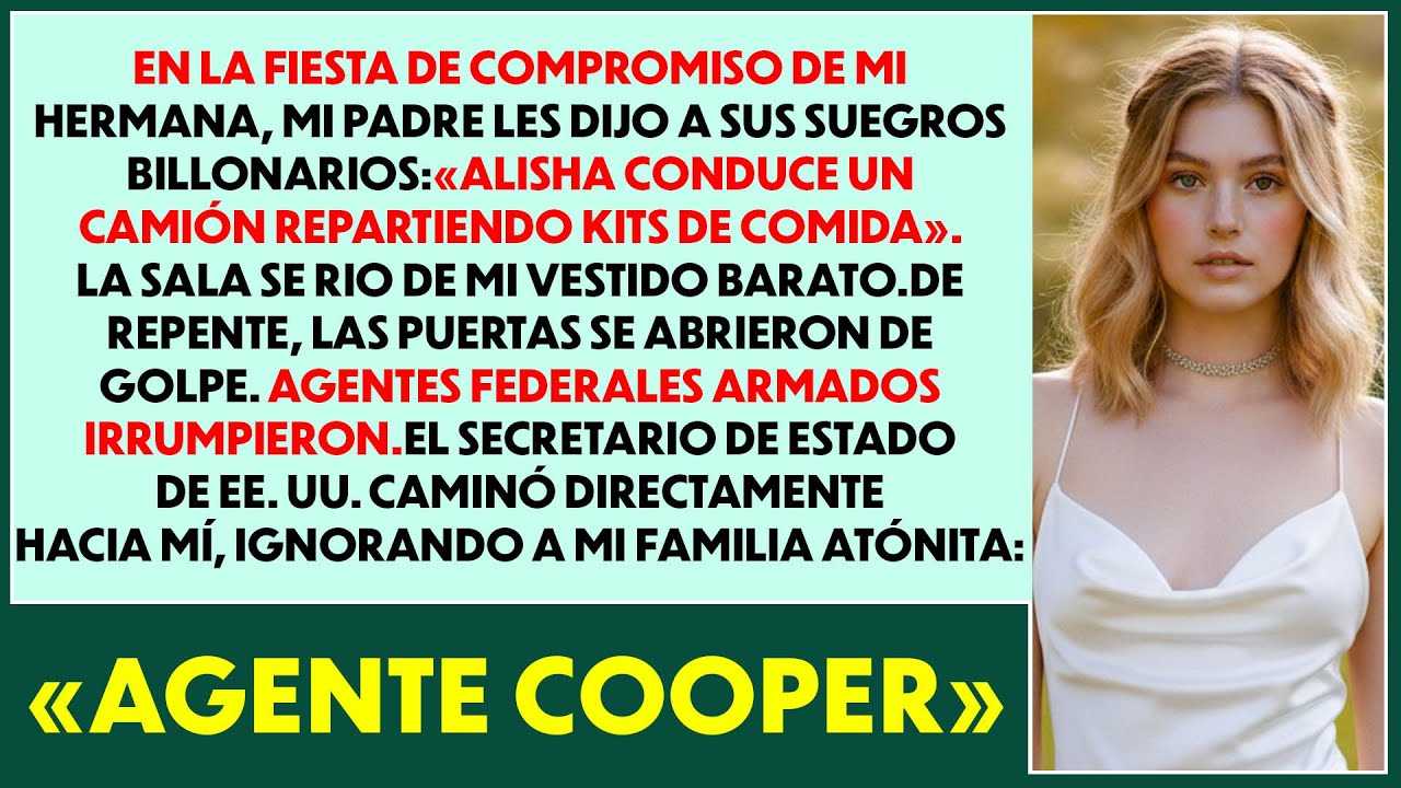 Mi padre se burló: “Reparte comida en una furgoneta”. Entonces entró el Secretario de Estado…