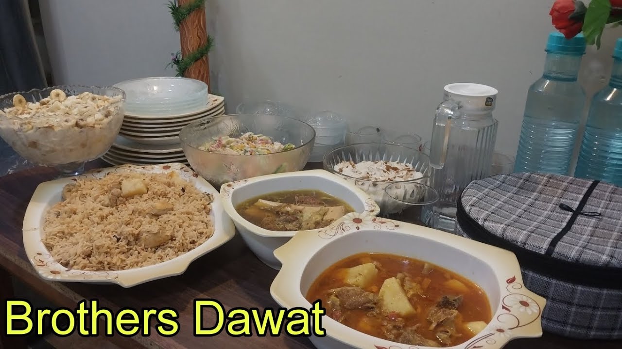 Sb bhaiyun ki dawat ki|dawat vlog|pakistani dawat| pakistani vlogs|muslim vlogs|