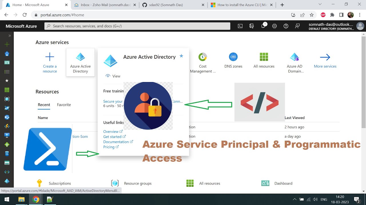 Создание субъекта-службы Azure | Azure RBAC | Программный доступ | Аутентификация Az CLI | Ep-2