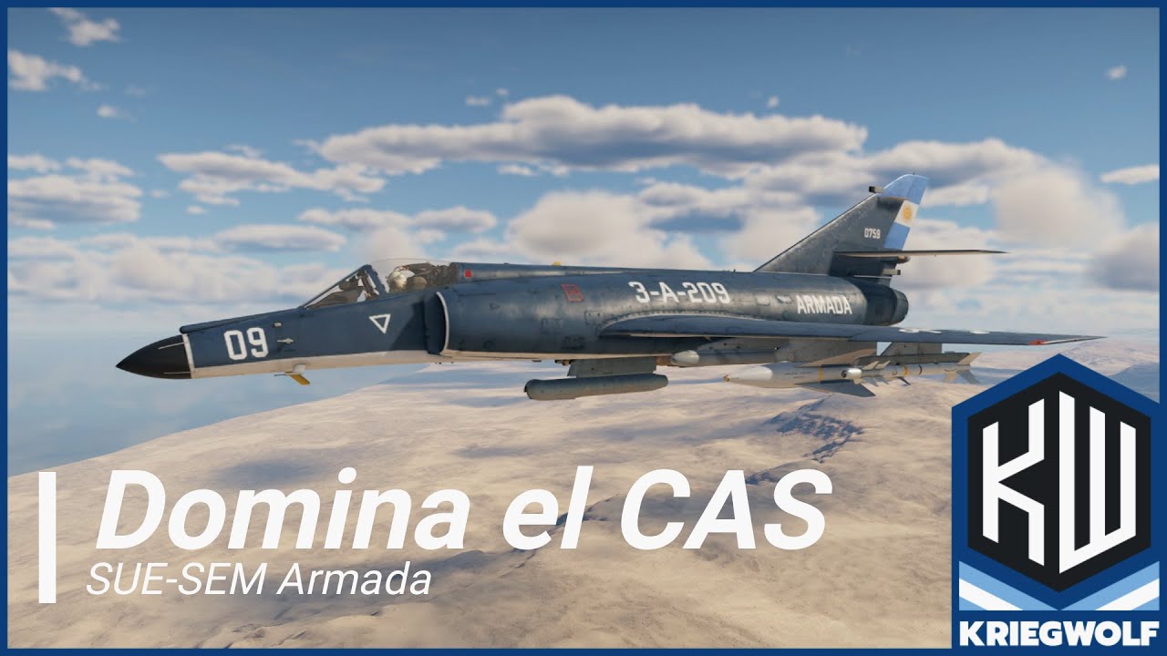Dassault Breguet Super Étendard; CAS antes de la actualización || War Thunder
