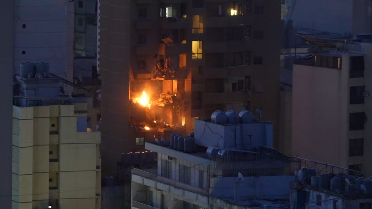 Lebanon: Aftermath of strike on central Beirut | AFP