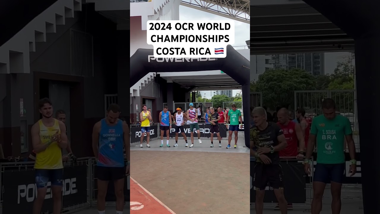 OCR World Championships 2024 Costa Rica Starting line ! #worldchampionships #OCR #obstaclecourse