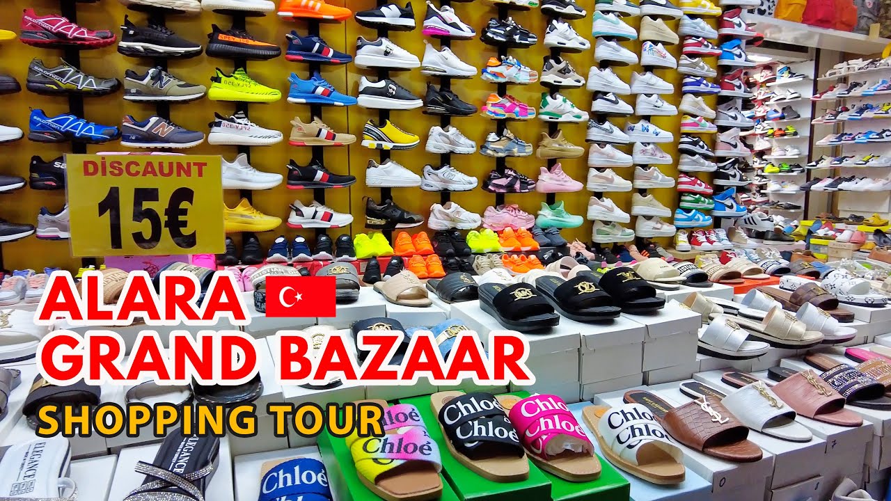ШОПИНГ В АЛАНЬЕ 🇹🇷 Alara GRAND Bazaar, Окурджалар 2023 🛍️ Шопинг-тур #шоппингтур #базар #турция