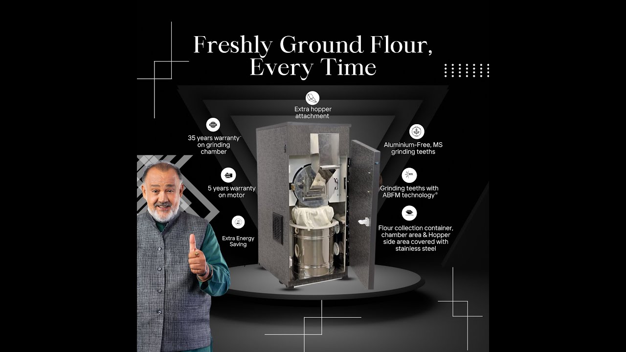 Navsukh flour mill - Explore the Navsukh 2-in-1 Flour Mill: Full Demonstration & Usage Tips