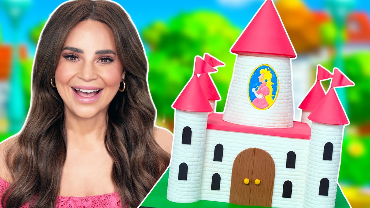 Super Mario PRINCESS PEACH CASTLE CAKE - Nerdy Nummies - Nintendo