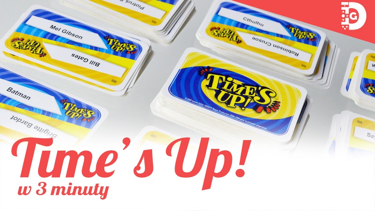 Time's Up - zasady gry (plansz&oacute;wki w 3 minuty)