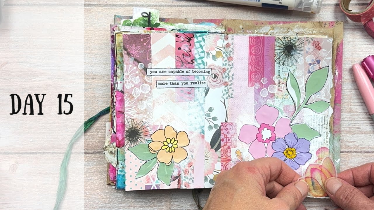 Day 15 : Anything Goes April | 30 Days of Mixed Media Practice
