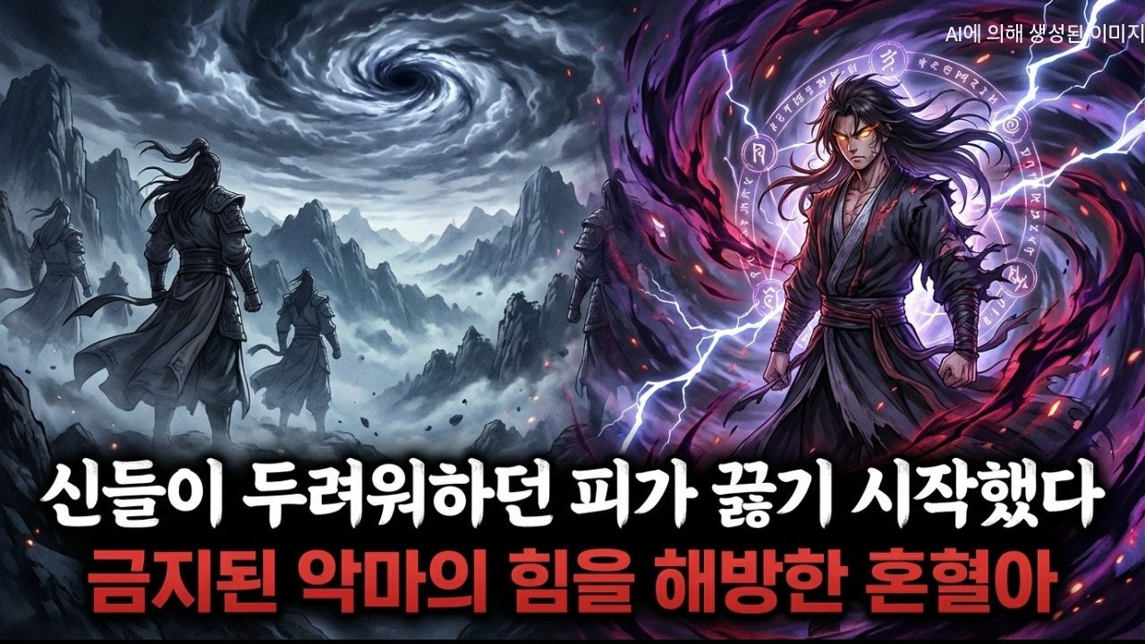 버림받은 혼혈의 역습: 금지된 악마의 힘을 깨워 신(神)들마저 무릎 꿇린 남자.#혼혈 #각성 #악마의힘 #먼치킨