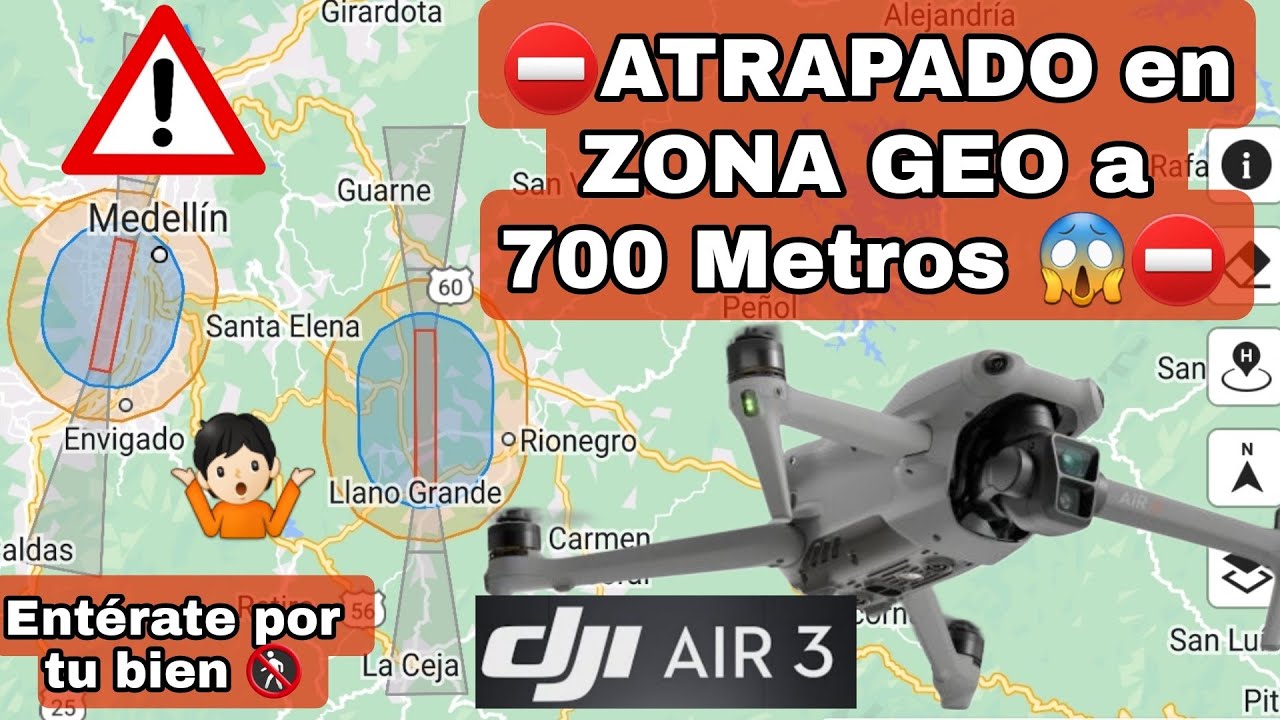 🚷ДРОН ЗАСТРЯЛ В ГЕОЗОНЕ (DJI AIR 3) (Polygon) на расстоянии 700 метров ⛔️ ВАЖНОЕ УВЕДОМЛЕНИЕ