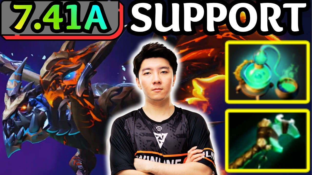 🔥 The GOAT WHITEMON JAKIRO Hard Support &mdash; Fire & Ice Domination (NEW Patch 7.41a) 🔥 Dota 2 Support