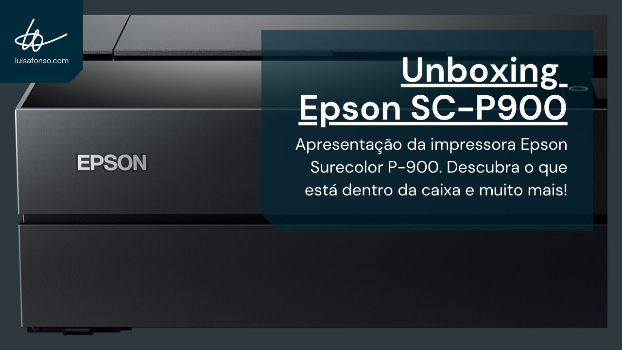 Epson SC-P900 Unboxing