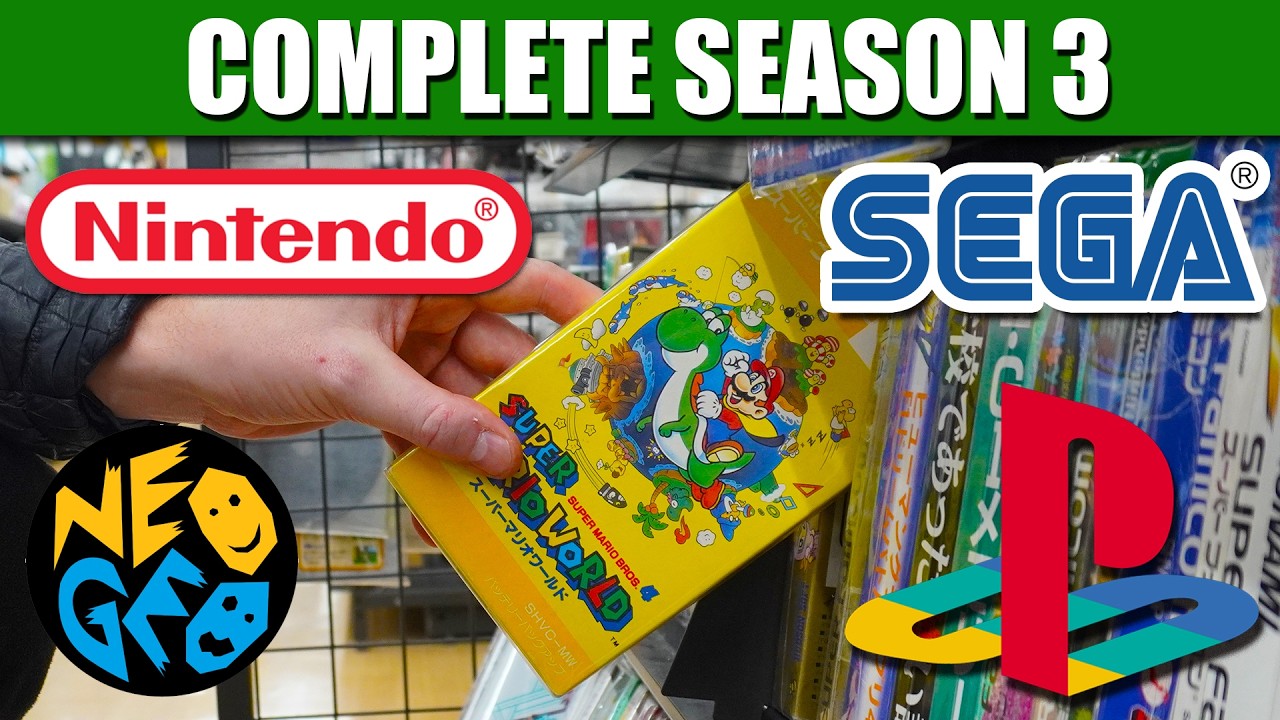 Retro Game Hunting in Japan MEGA COMPILATION | @4amLaundry Season 3