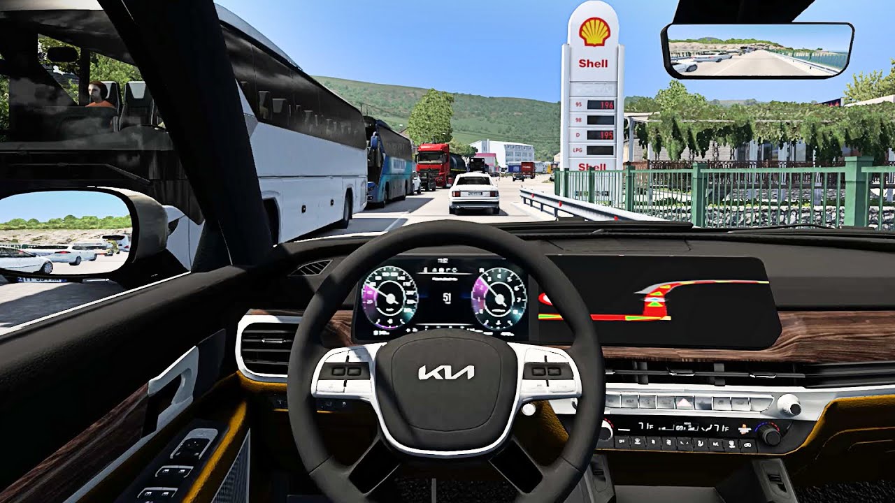 KIA Telluride SX X-Pro 2024 | Euro Truck Simulator 2 | Game Play