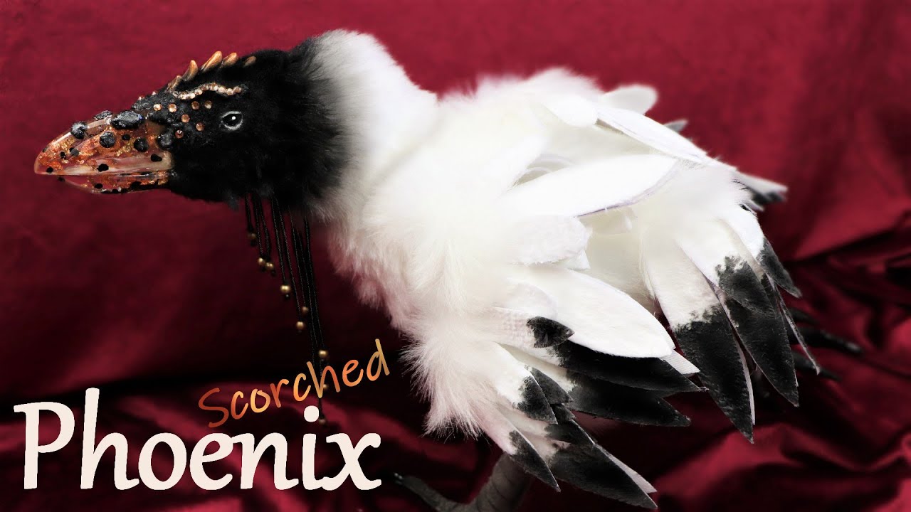 Scorched Phoenix || Poseable Art Doll Tutorial DIY