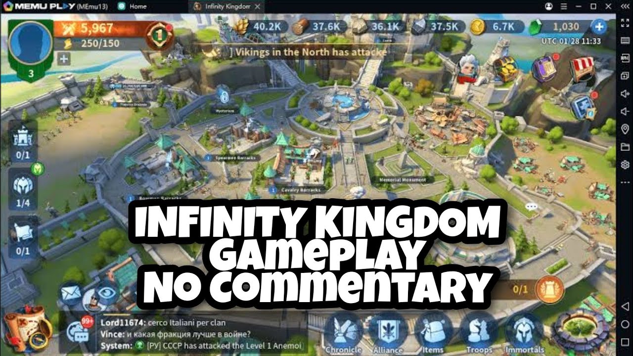 INFINITY KINGDOM Gameplay - Android Strategic Games 2021 - No Commentary