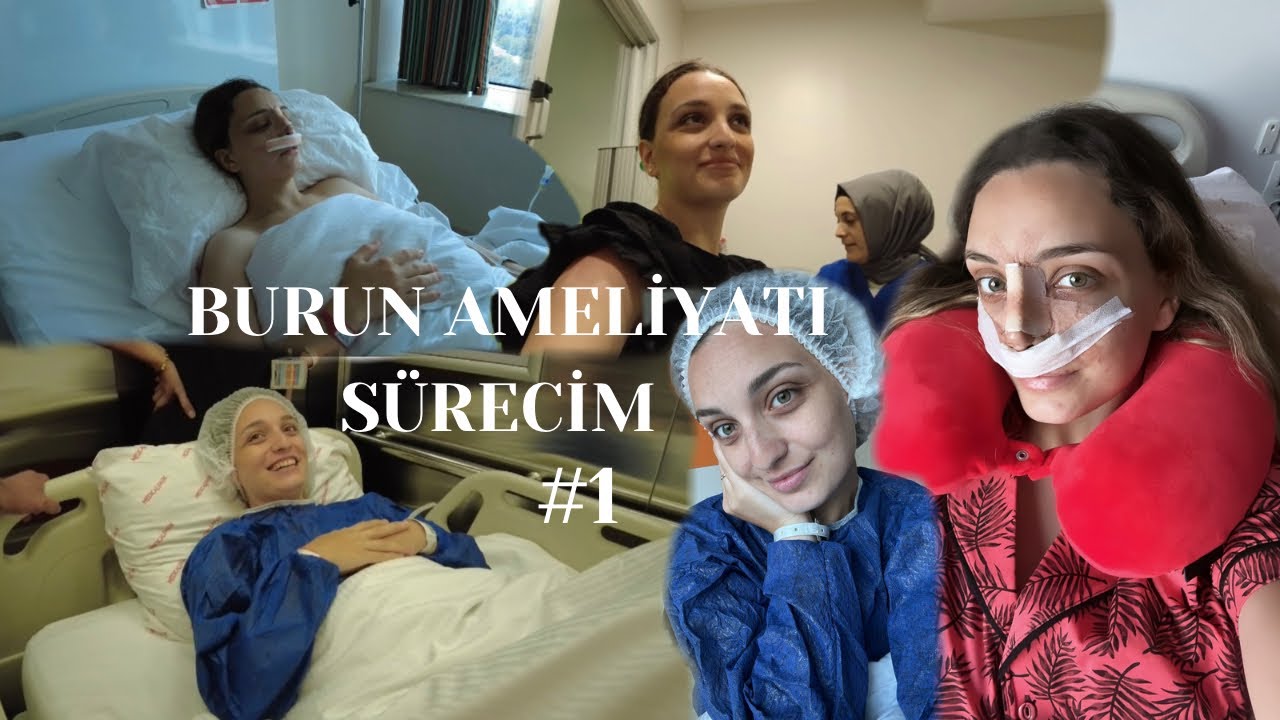 Burun Ameliyatı Sürecim #1 | Ameliyat öncesi Tahliller ve Ameliyat Sonrası😷