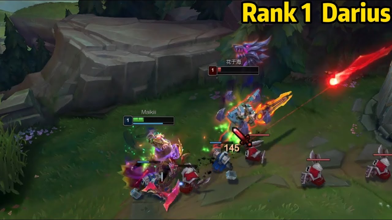 Rank 1 Darius: This Level 1 Solo Kill is CRAZY!