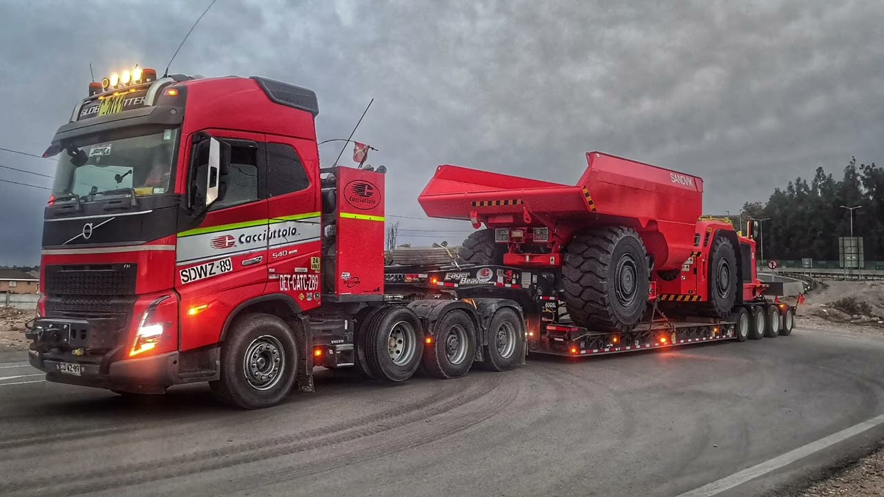 Transportes Cacciuttolo - Traslado Equipo Sandvik