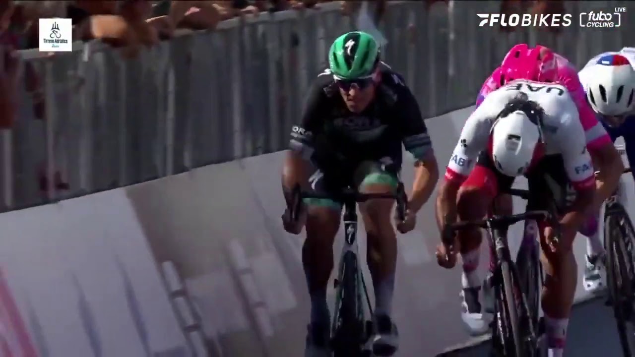 Pascal Ackermann UNBELIEVABLE Sprint To Win Tirreno Adriatico Stage 1