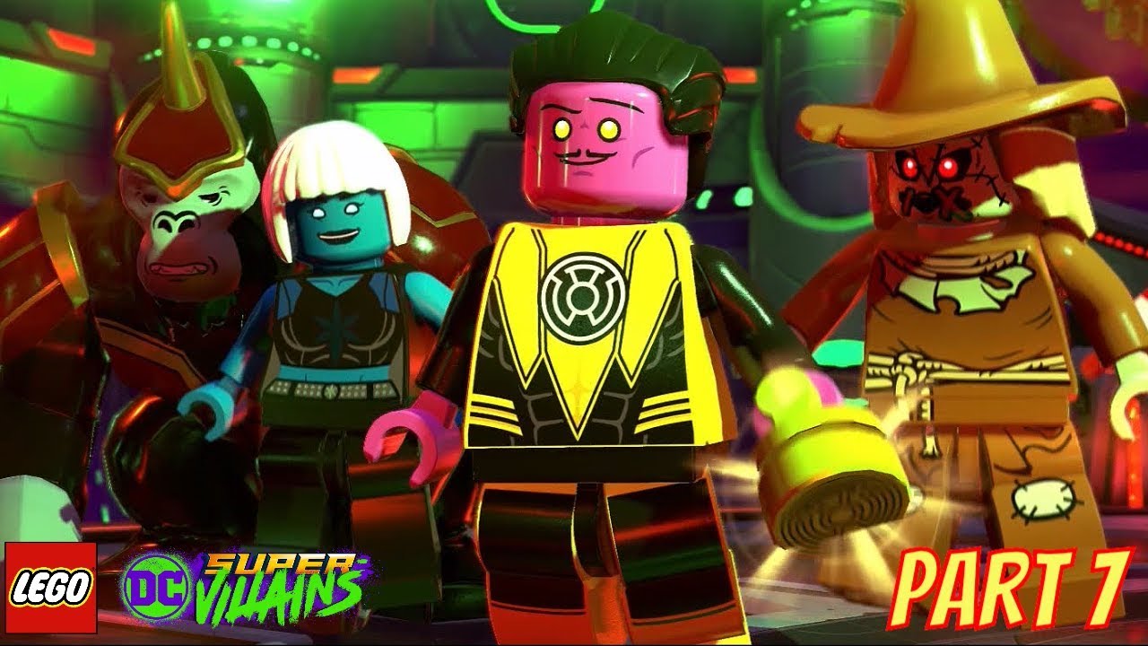LEGO DC Super Villains Part 7 - OA No (Sinestro, Scarecrow, Killer Frost, Power Ring)
