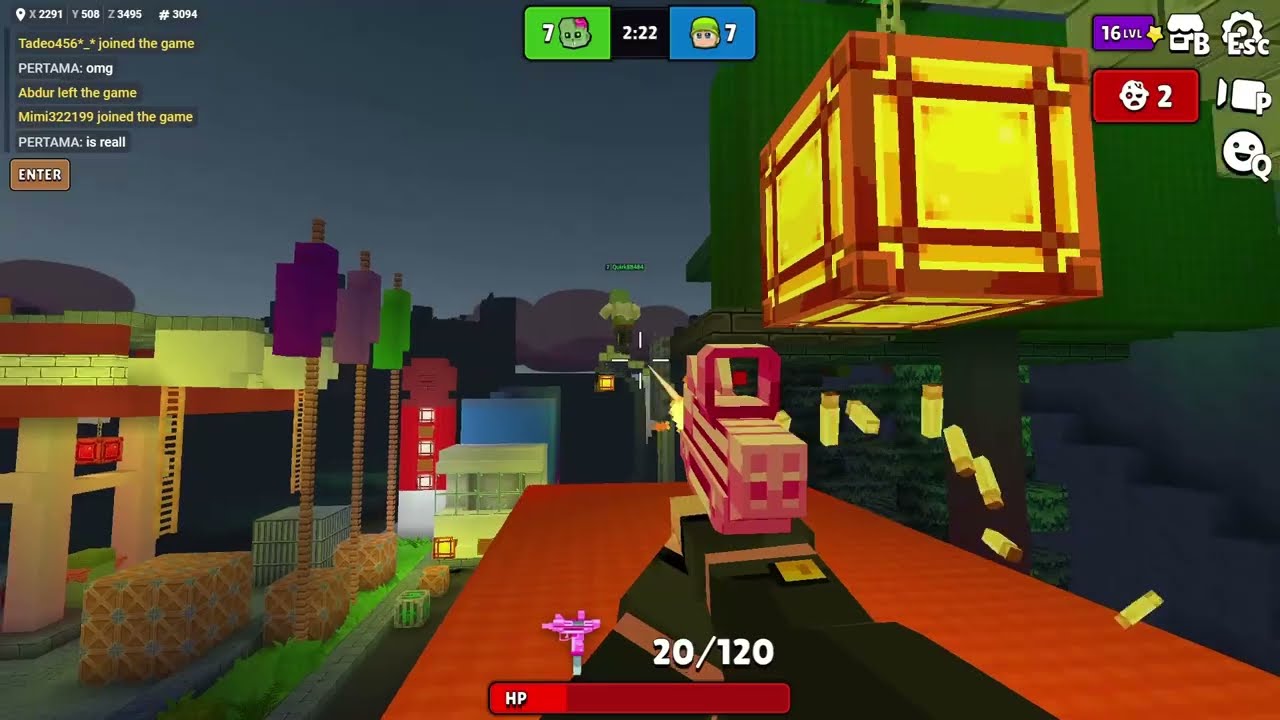 UZI vs. ZOMBIE HORDE in Minefun.io Infection!