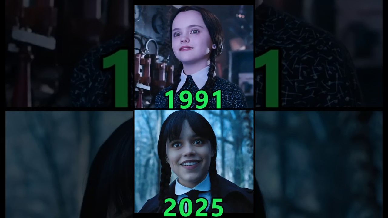 Wednesday Addams Evolution 1991-2025 🔥