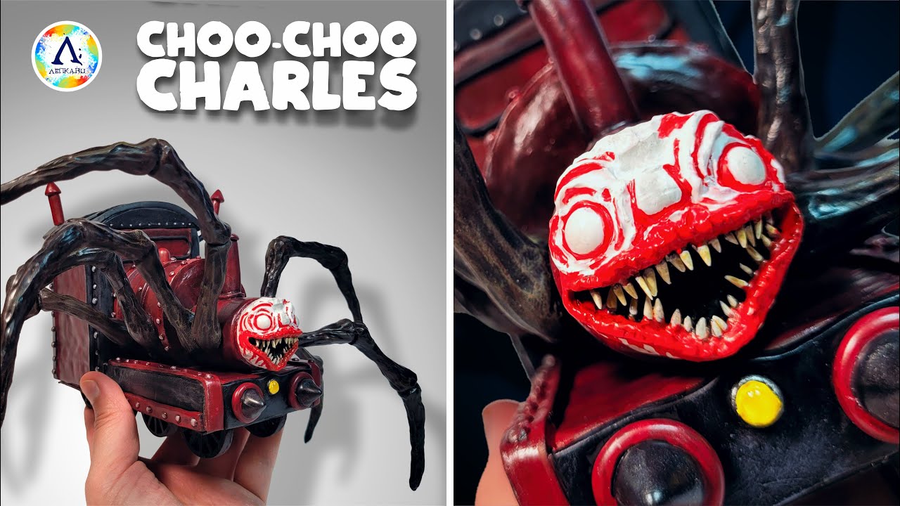 ЧУ ЧУ ЧАРЛЬЗ Страшный Паук Паровозик 🚂 Лепка CHOO-CHOO CHARLES