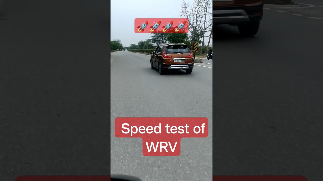 Honda WRV speed test #honda #wrv #wr-v #sonet #fronx #seltos #ecosport #carinfo #reel #viral #shorts